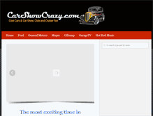 Tablet Screenshot of carshowcrazy.com